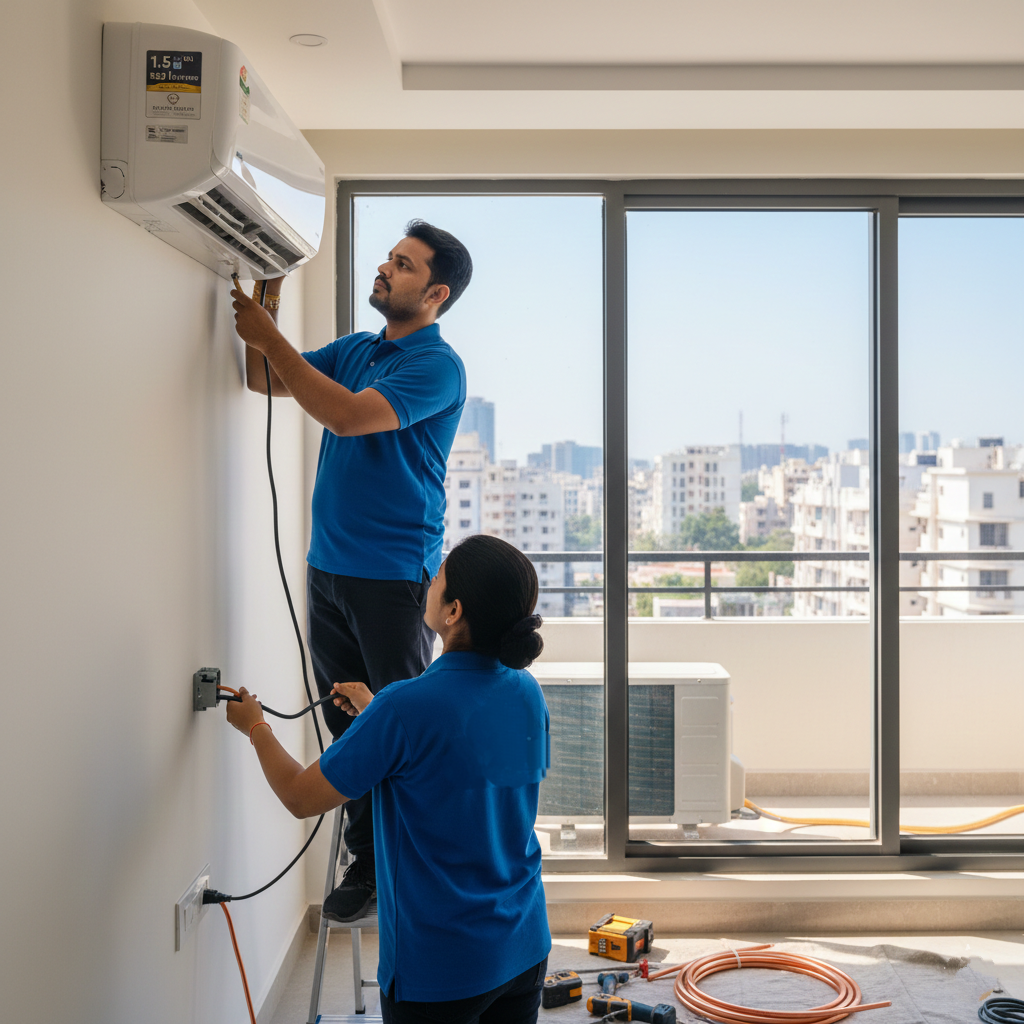 contact aerolux AC repair service in Noida